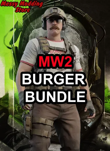 Warzone 2 / Modern Warfare II: Burger King Operator Skin + 1 Hour 2XP — MessyModdingStore