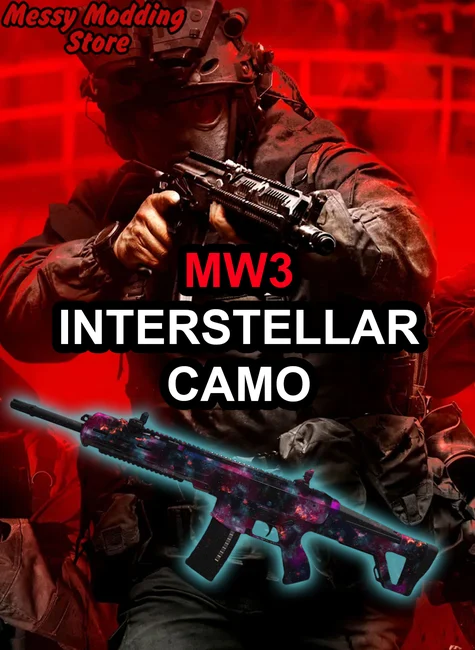 Modern Warfare III: Interstellar All Camos Unlocked and Max Weapon Levels (Applied to your account) — MessyModdingStore