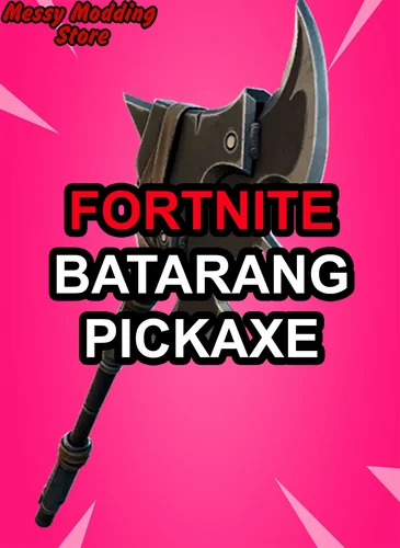 Batarang Axe Pickaxe (Email Delivery) — MessyModdingStore