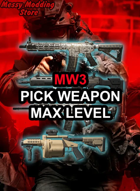 Modern Warfare III: Pick Weapons Max Weapon Level — MessyModdingStore