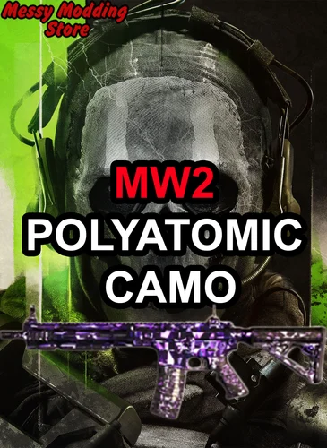 Warzone 2 / Modern Warfare II: Polyatomic (Hard Unlock) (Must Have All Weapons Gold and Platinum) — MessyModdingStore