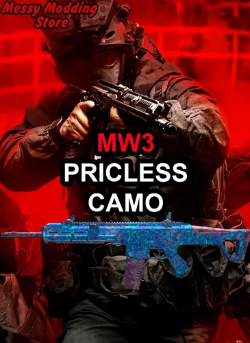 Modern Warfare III: Priceless Camo Unlocked (MUST HAVE ALL WEAPONS MAX LEVEL AND GILDED / FORGE ALREADY) — MessyModdingStore