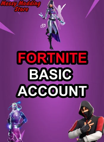 Fortnite Basic Accounts — MessyModdingStore. Fortnite boosting, accounts, V-Bucks, and skins.