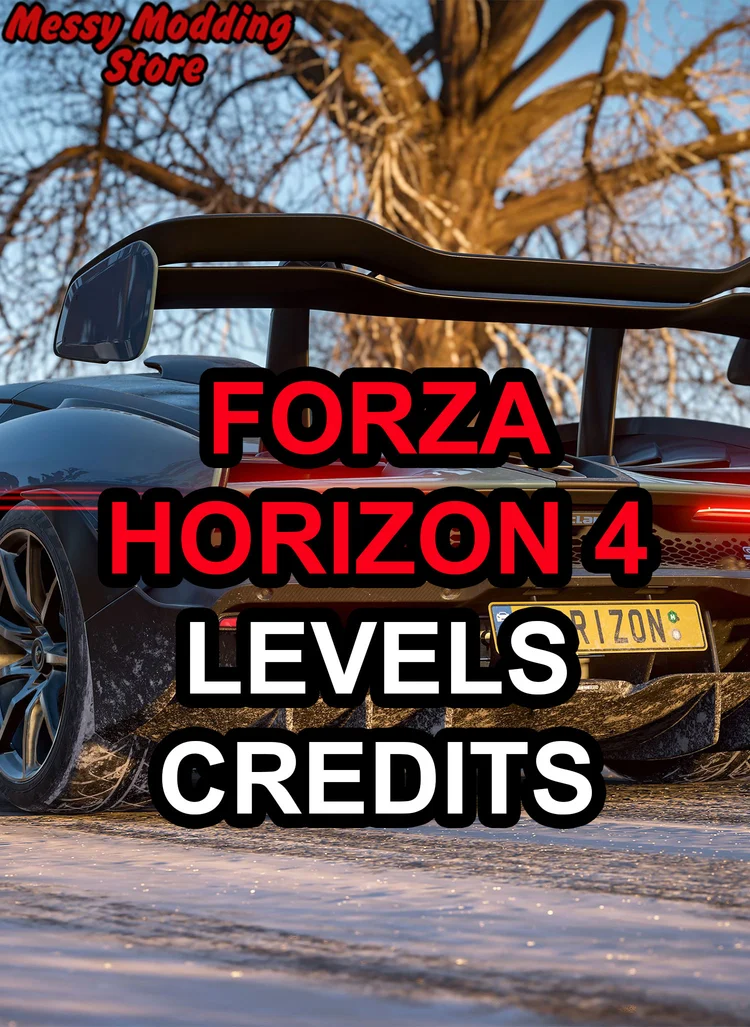 Forza Horizon 4 Credits Level / Credits / Wheel Spins Package (Xbox/Steam) — MessyModdingStore