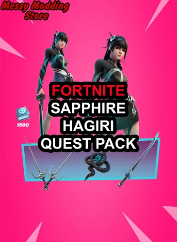 Fortnite Sapphire Hagiri Quest Pack (Applied to your account) — MessyModdingStore