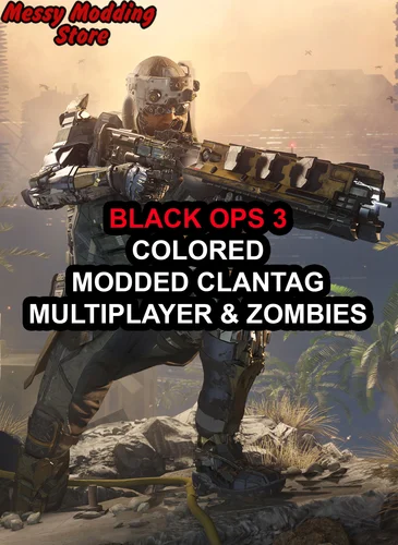 BO3: Colored/Modded Clantag for Both Multiplayer & Zombies (Xbox One/Xbox Series X/S) — MessyModdingStore