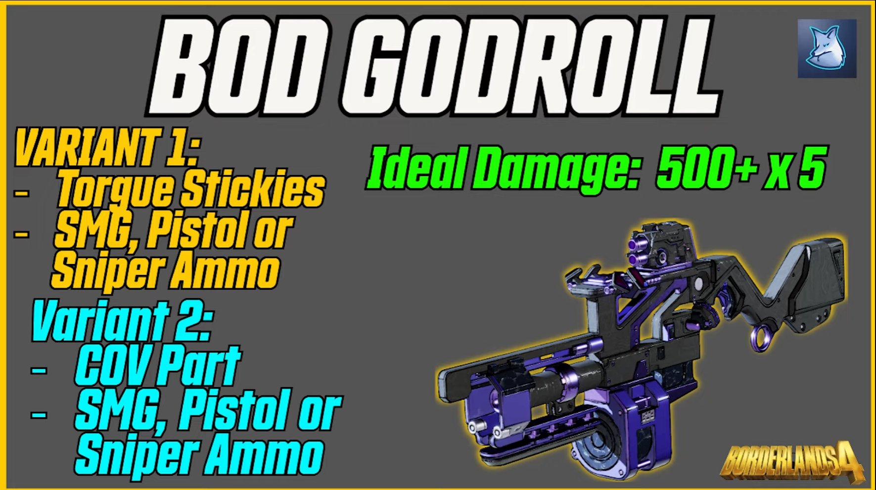 Borderlands 4 – 2x BOD God-Rolls-The HIGHEST DAMAGE Gun in Borderlands 4(5X Damage!) — MessyModdingStore