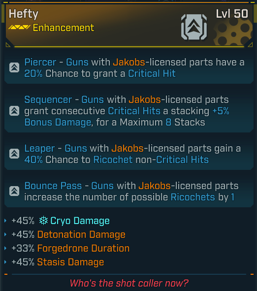 Borderlands 4 – Modded/Modified Enhancement 44 Class Mod Perks + 74 Enhancement Perks — MessyModdingStore