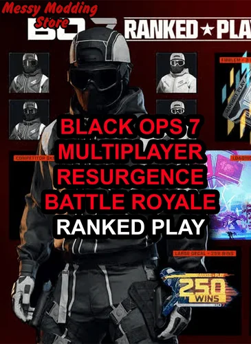 Call of Duty Black Ops 7 (BO7): Multiplayer, Resurgence. Battle Royale Ranked Play — MessyModdingStore