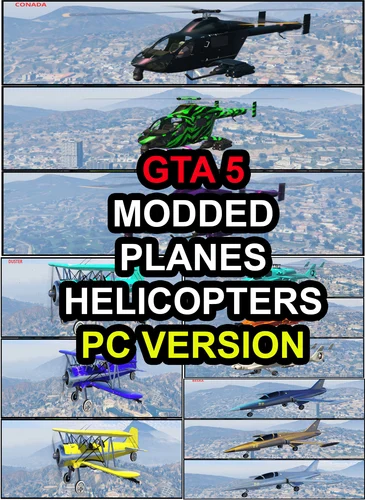 GTA 5 Modded Planes & Helicopters (PC) — MessyModdingStore