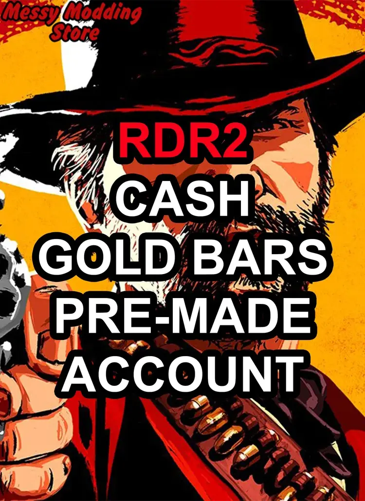 (PS/XBOX) Red Dead Redemption 2: Online Rank, Cash and Gold Bar (Pre-Made Accounts) — MessyModdingStore