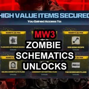 Modern Warfare III: Zombie Schematics Unlocks