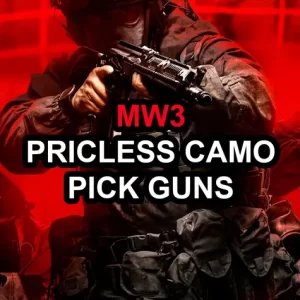 Modern Warfare III: Priceless Camo Unlocked Pick Guns