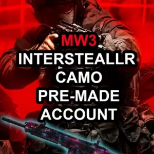 Modern Warfare III: Interstellar All Camos Unlocked & Max Weapon Levels (PRE-MADE ACCOUNTS)